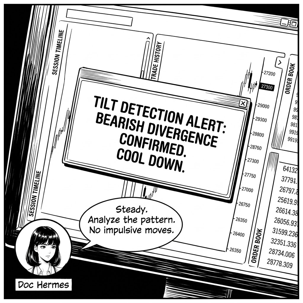 TiltGuard alert over candle charts